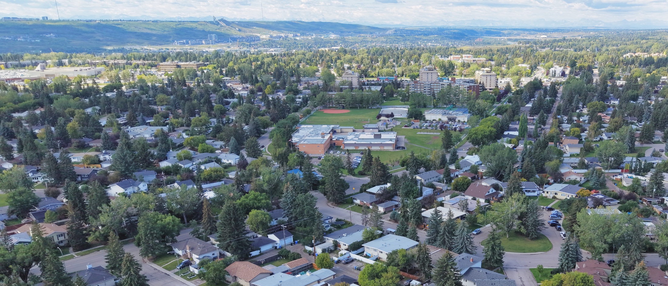 Varsity, in northwest Calgary